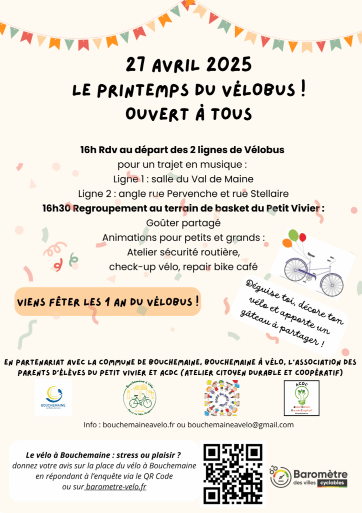 Flyer le printemps du vélobus